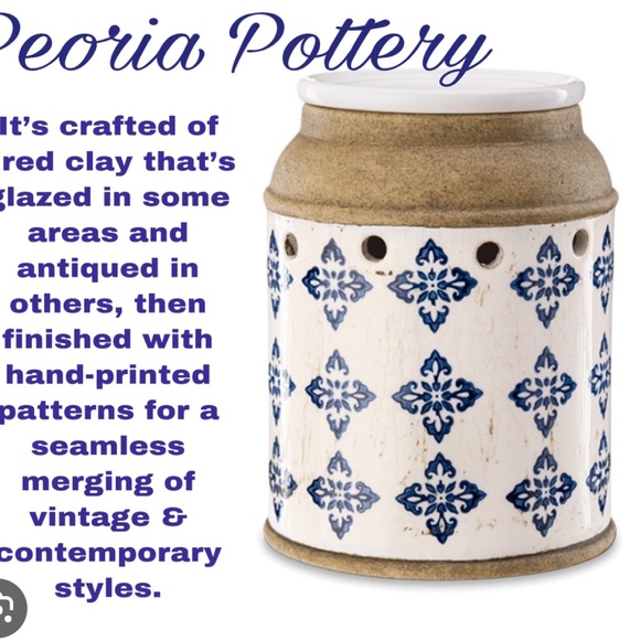 Scentsy full size Peoria Pottery warmer - Picture 2 of 3